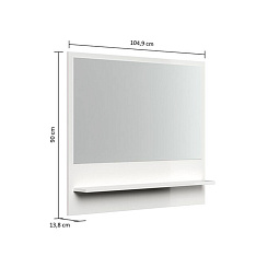 Зеркальная панель для прихожей Борегар тип 1