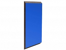 Панель пластик-компакт (HPL) фрезеровка фаска 45 градусов Синяя